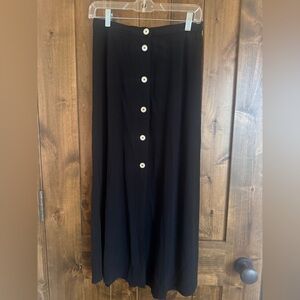 Aritzia Wilfred, black Maxi A-Line Skirt NWOT, size 4